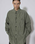 Crinkle Cotton Oversized Shirt - GAUCHERE