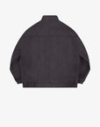 Oversized Bomber Jacket In Chiné Wool - GAUCHERE
