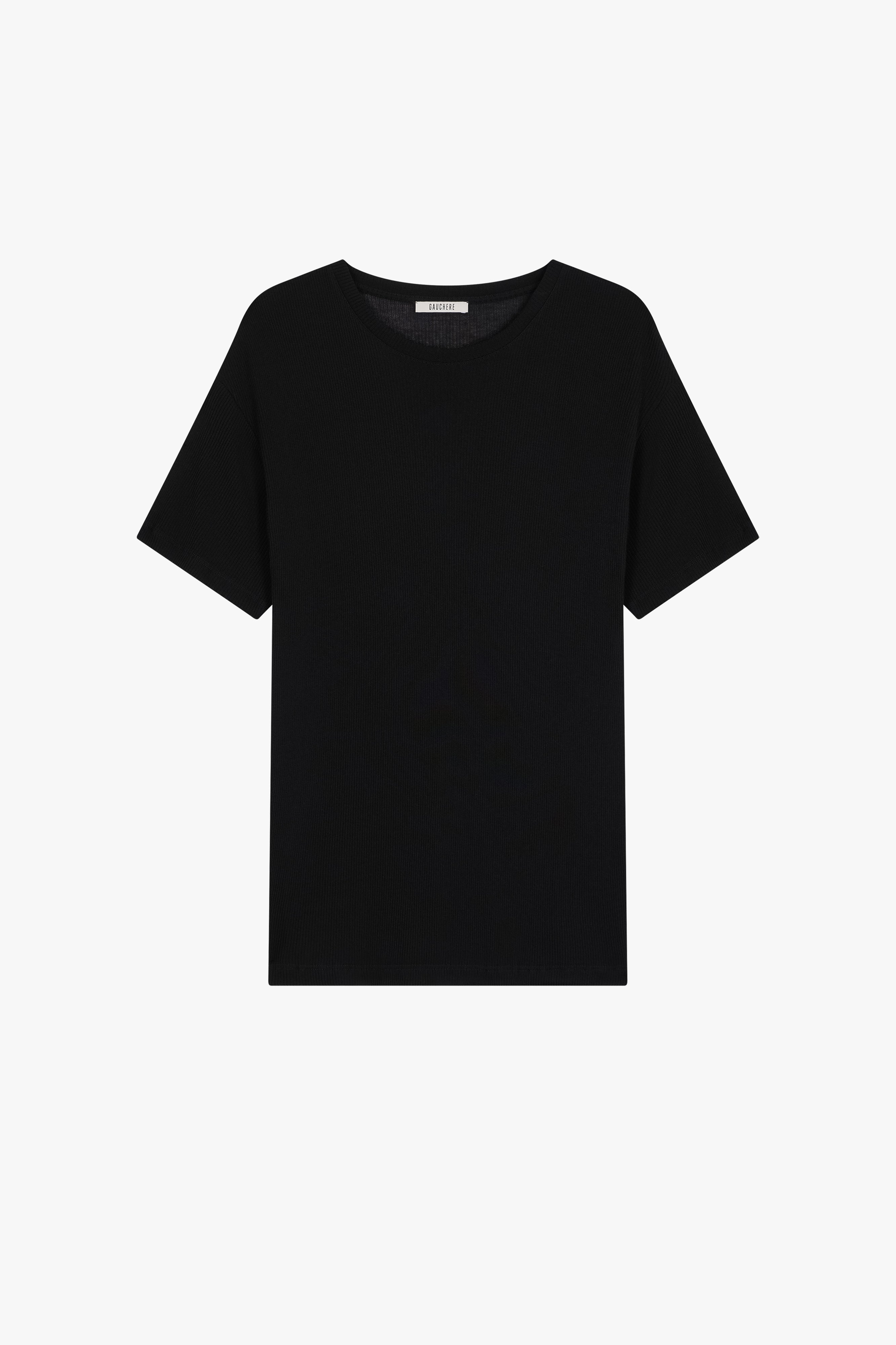 Ribbed Jersey Short Sleeves T-Shirt – GAUCHERE
