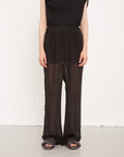 Straight Leg Silk Trousers - GAUCHERE