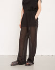 Straight Leg Silk Trousers - GAUCHERE