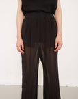 Straight Leg Silk Trousers - GAUCHERE