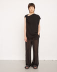 Straight Leg Silk Trousers - GAUCHERE