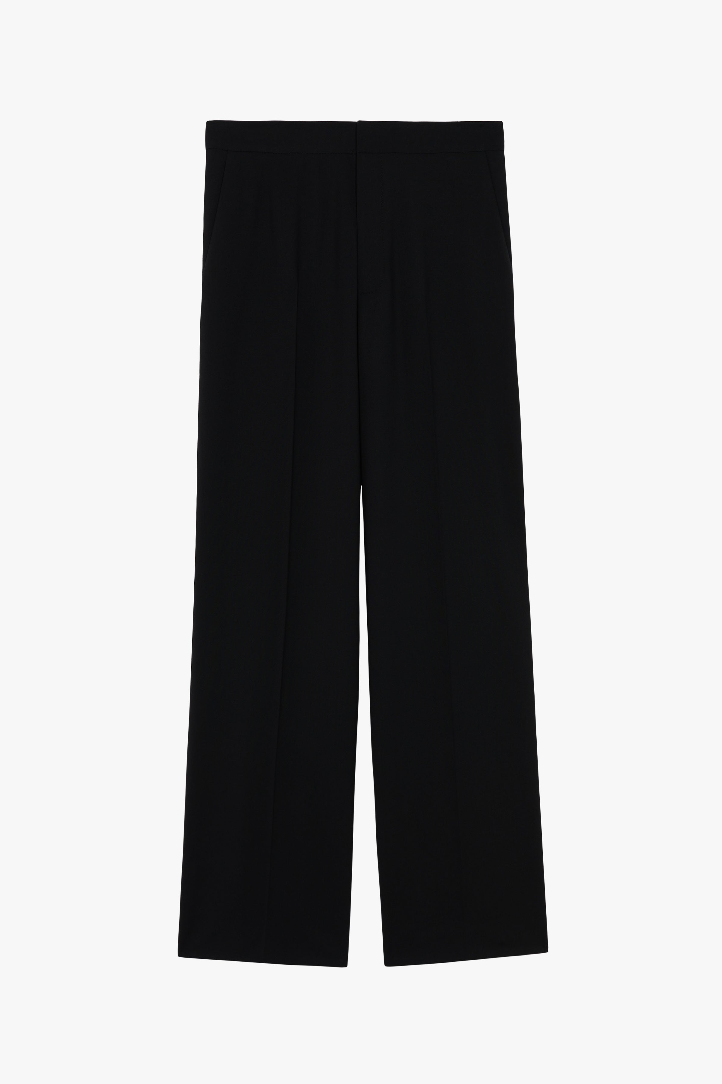Black Wool Jersey Trousers - GAUCHERE
