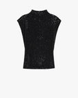 Black Sequin Top