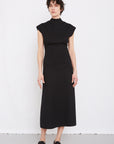  Black Wool Jersey Dress - GAUCHERE