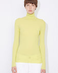 Pull Col Roulé Citron