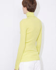 Pull Col Roulé Citron