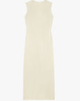 Satin Crepe Open Back Dress - GAUCHERE PARIS