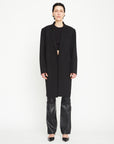 GAUCHERE Wool Tailored Coat Raw Edges