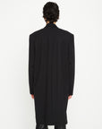 GAUCHERE Wool Tailored Coat Raw Edges