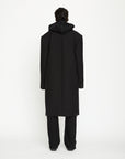 GAUCHERE Oversized Felt Wool Coat With Zippers