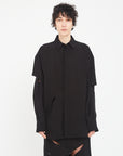 Oversized Slashed Shirt