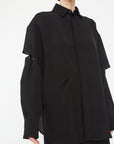 Oversized Slashed Shirt