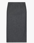 GAUCHERE - Midi Skirt in Pinstripe Wool