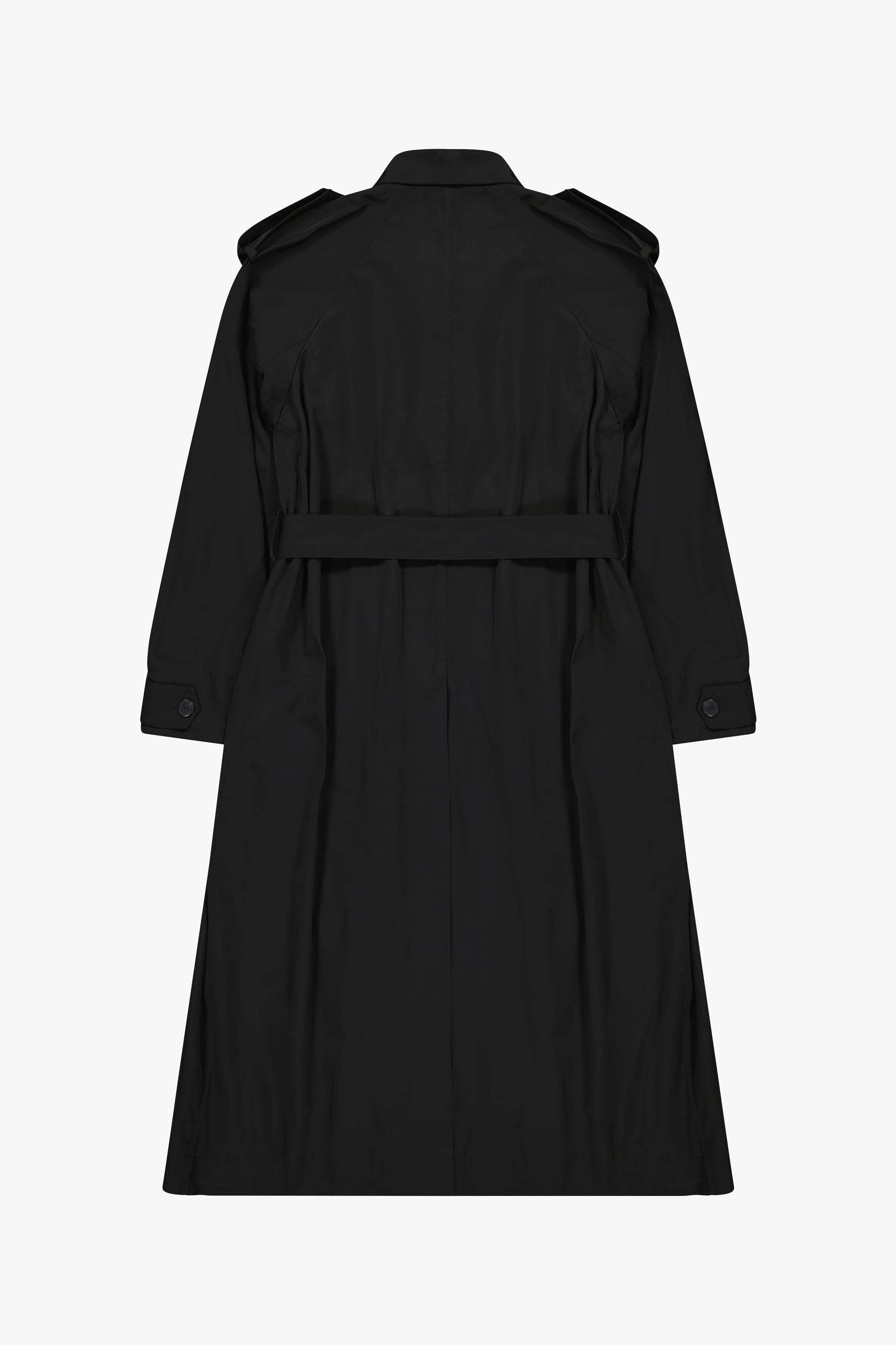 Double Breasted Nylon Trench Coat - GAUCHERE