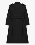 Double Breasted Nylon Trench Coat - GAUCHERE