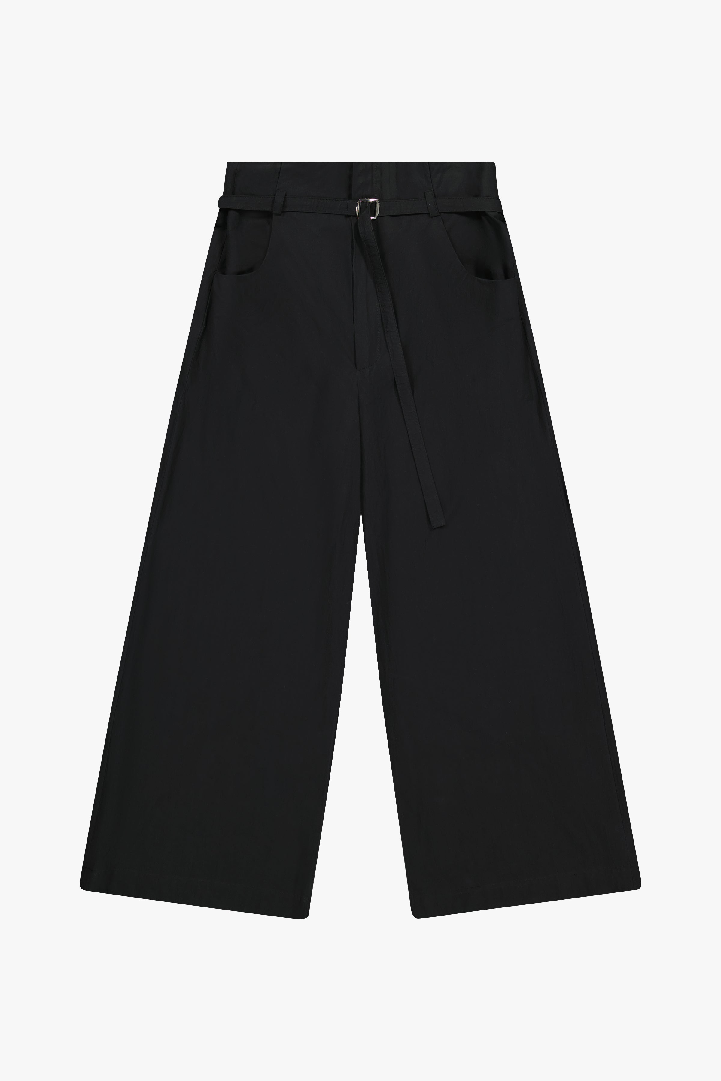 gauchère Pantalon À Ceinture En Coton