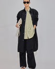 GAUCHERE Long Technical Canvas Coat