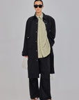 GAUCHERE Long Technical Canvas Coat