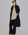 GAUCHERE Long Technical Canvas Coat