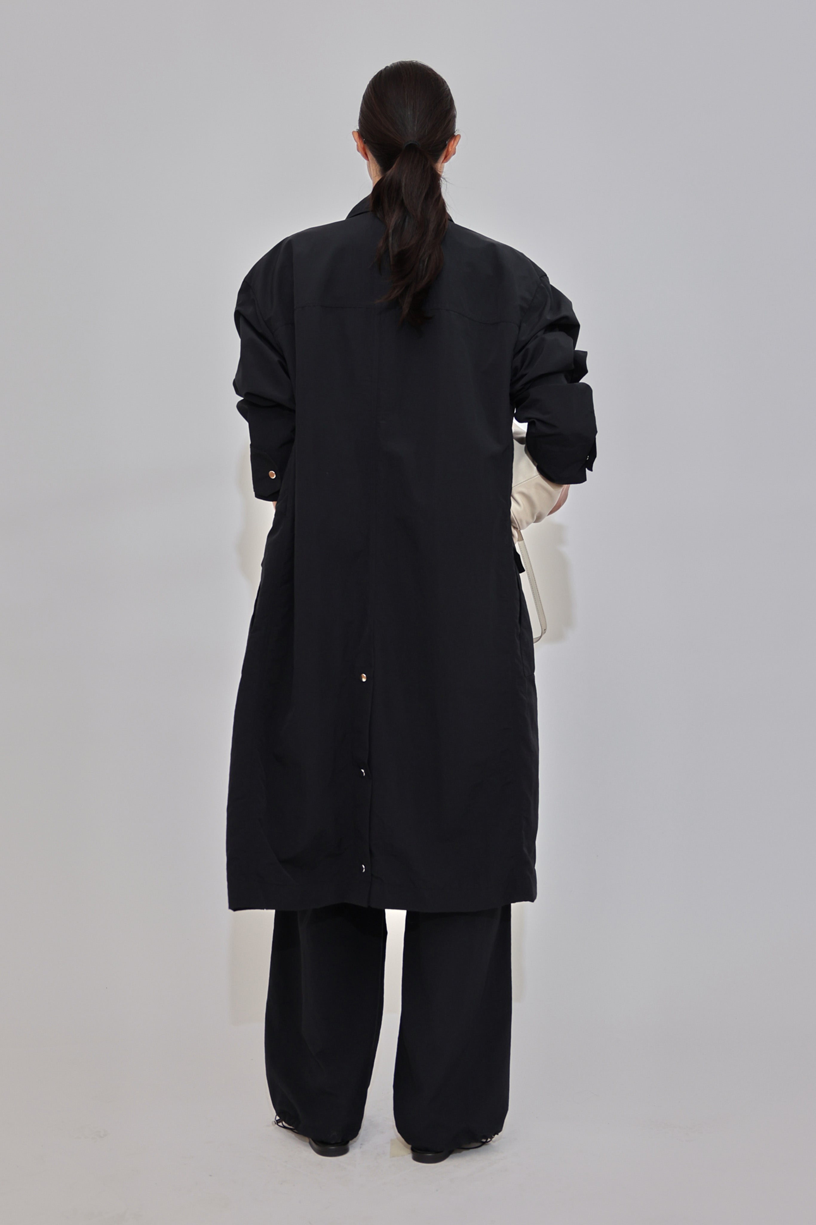 GAUCHERE Long Technical Canvas Coat