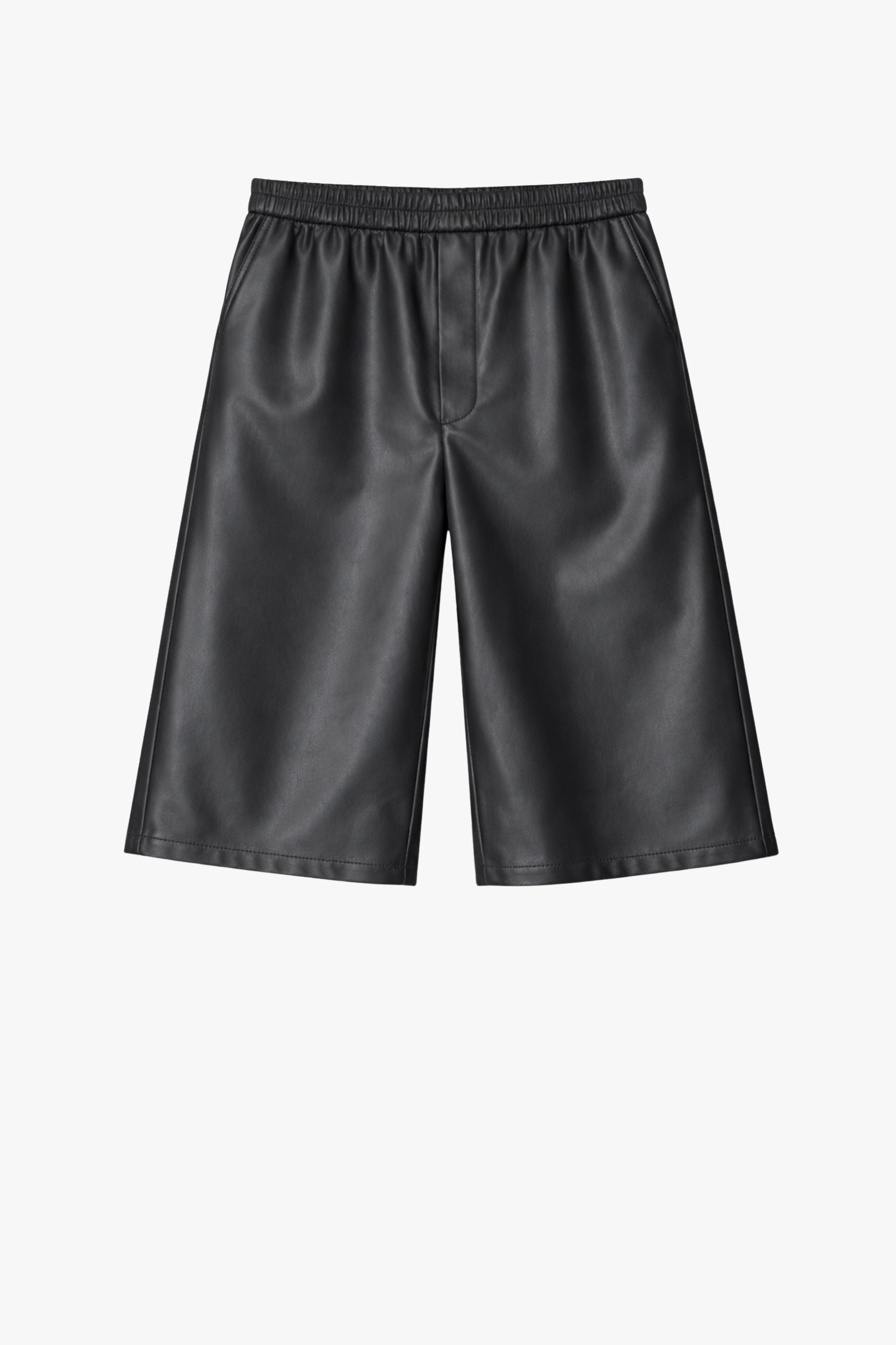 Faux Leather Bermuda Shorts - GAUCHERE