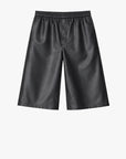 Faux Leather Bermuda Shorts - GAUCHERE