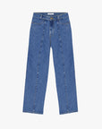 Seam Detail Blue Denim Pants - GAUCHERE