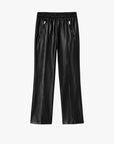 Faux Leather Biker Pants - GAUCHERE