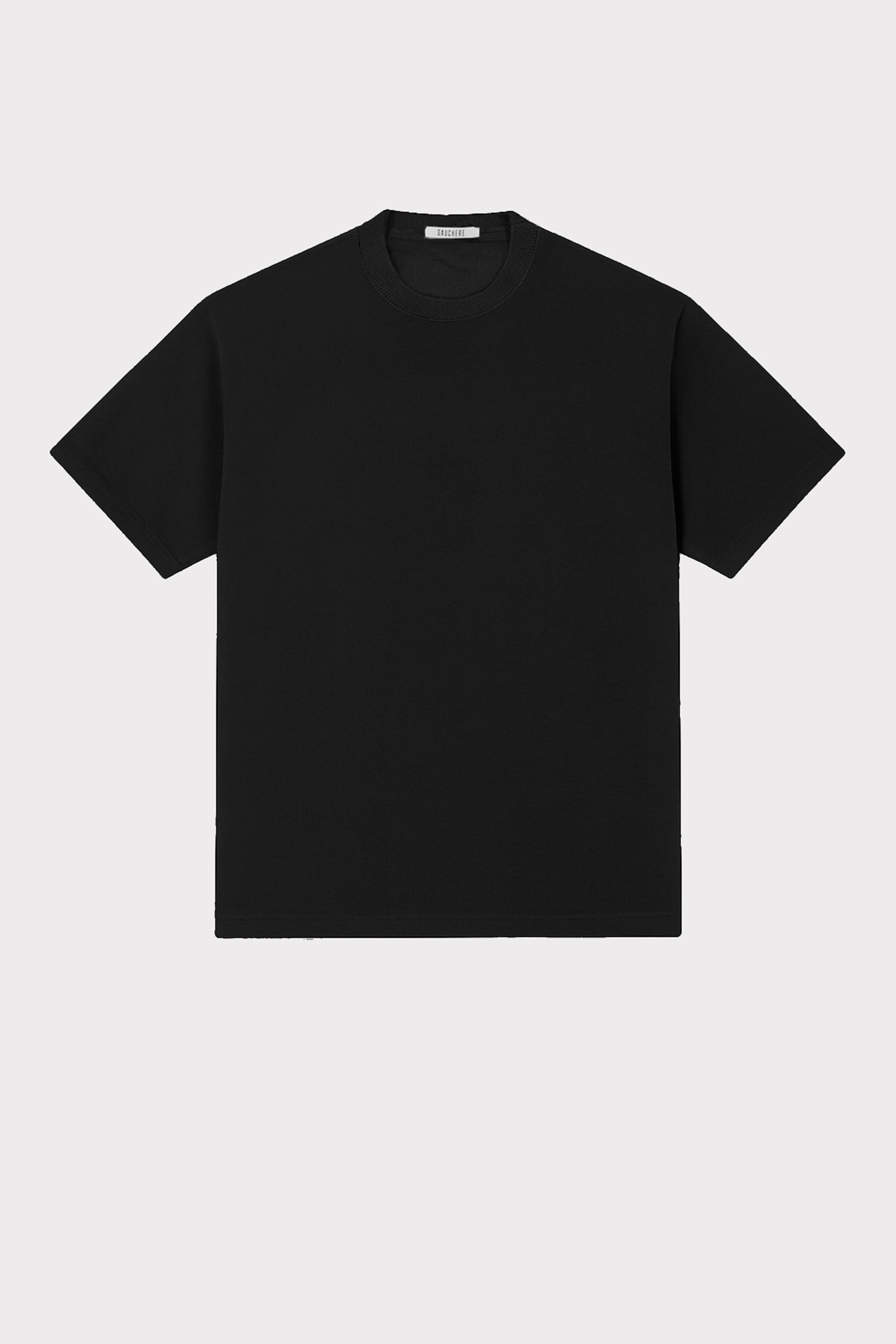 Crew Neck Top In Black Merino Wool - GAUCHERE