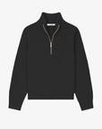 Zipped Sweater In Anthracite Cashmere Blend - GAUCHERE