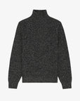 Mock Neck Sweater In Chiné Wool - GAUCHERE