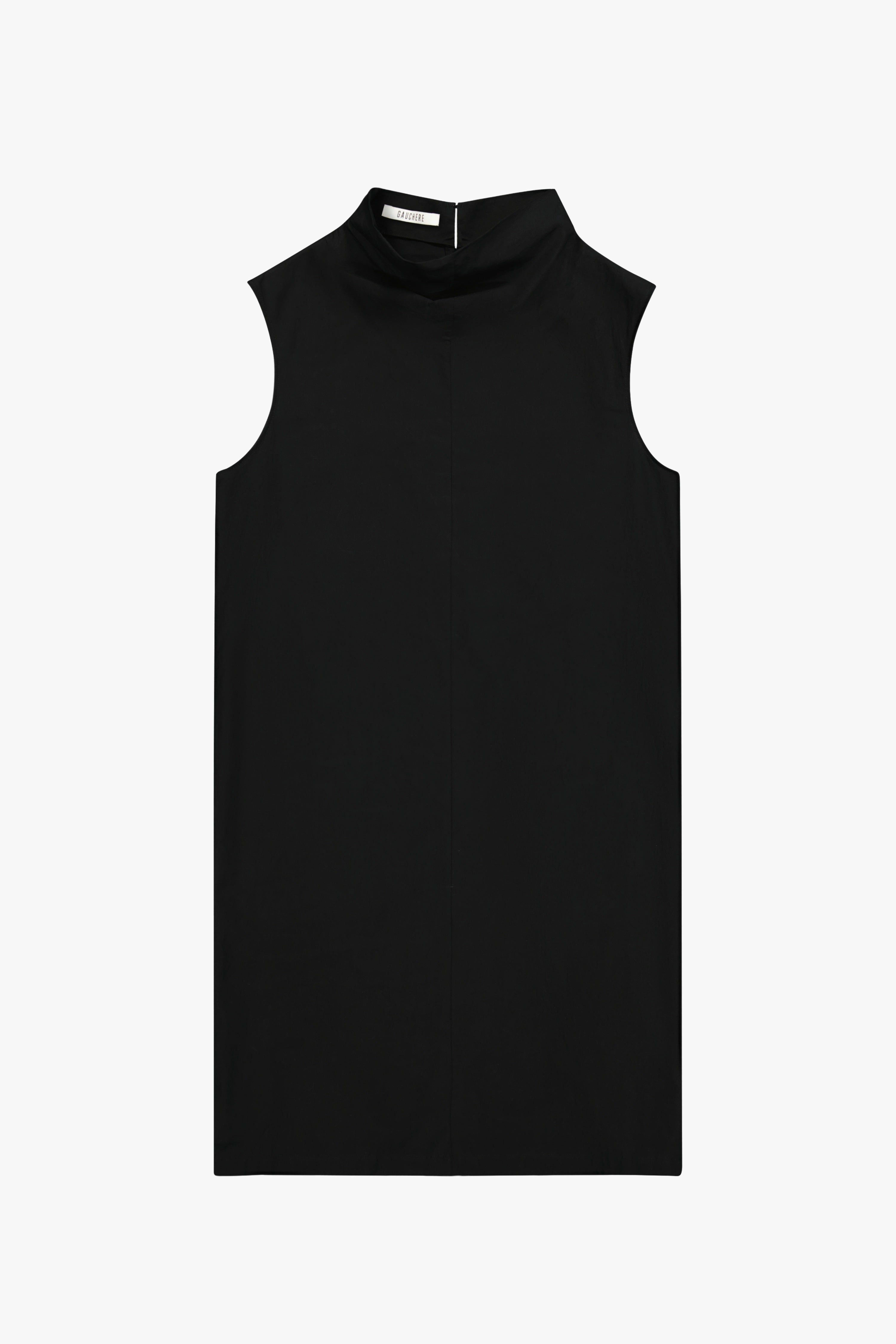 gauchère Robe En Coton Col Montant