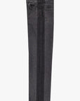 Black Stone Wash Denim Pants - GAUCHERE