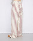 Striped Wide Leg Trousers - GAUCHERE