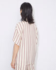 GAUCHERE - Fluid Striped Short Sleeves Shirt