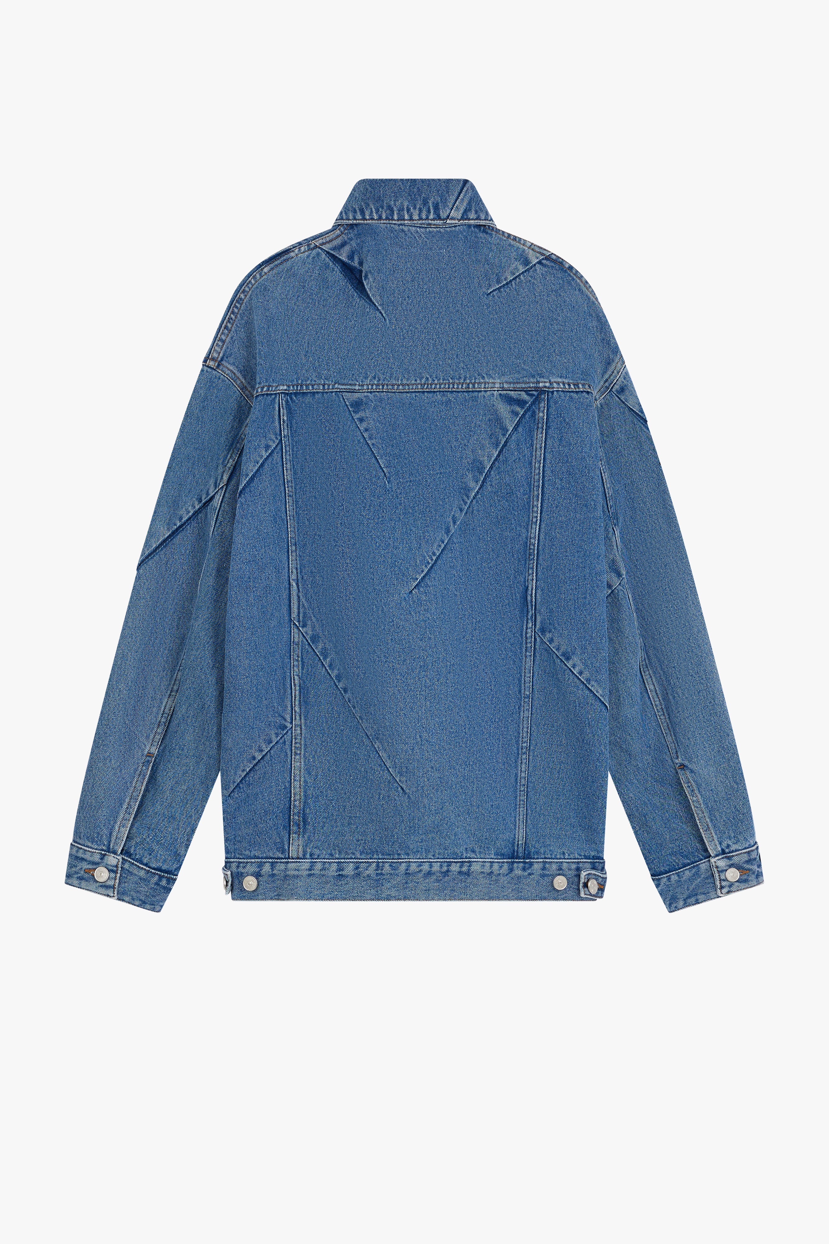 Blue Stone Bleach Oversized Denim Jacket – GAUCHERE