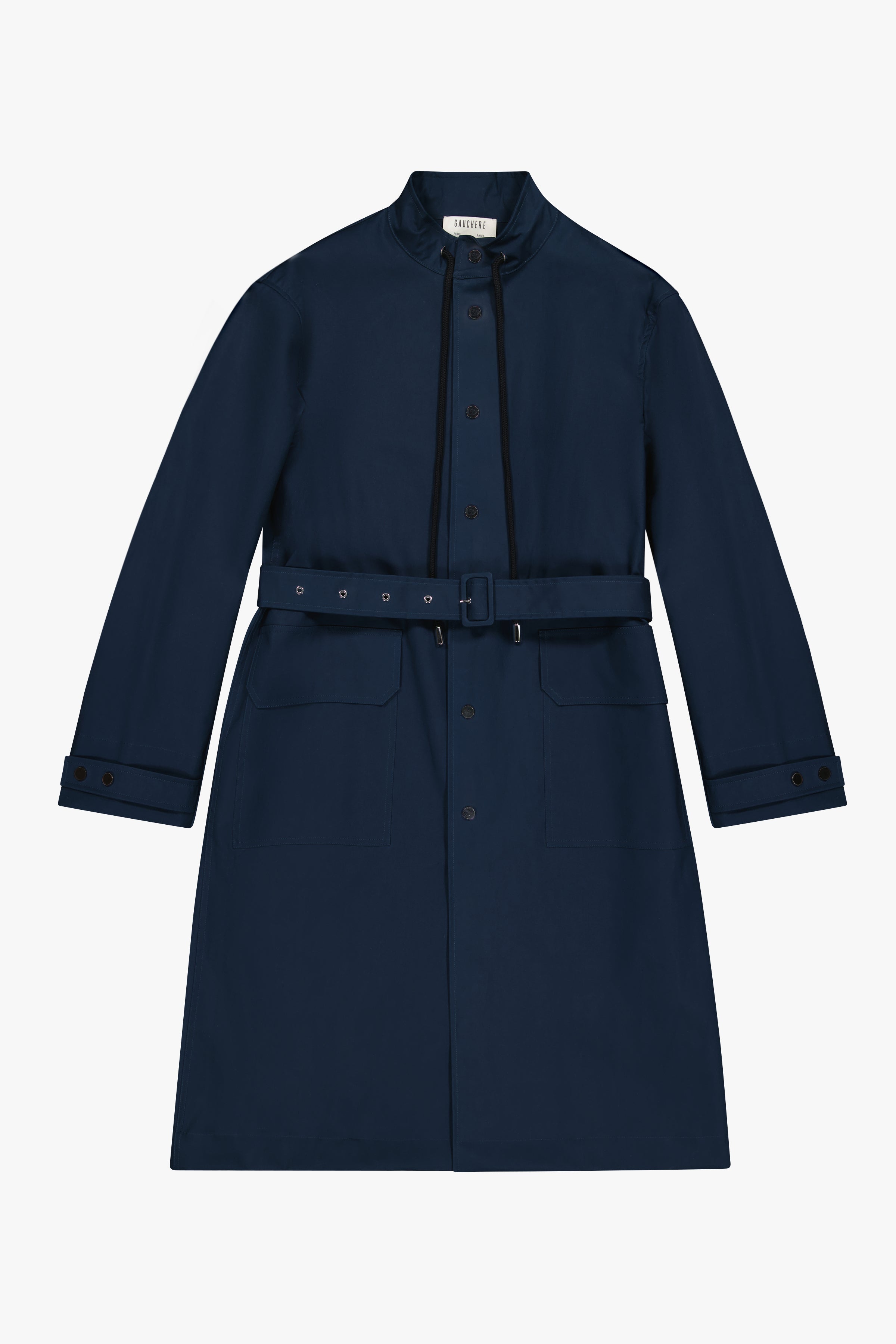 Technical Cotton Long Coat - GAUCHERE