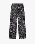 GAUCHERE - Camille Henrot Artwork Black Trousers