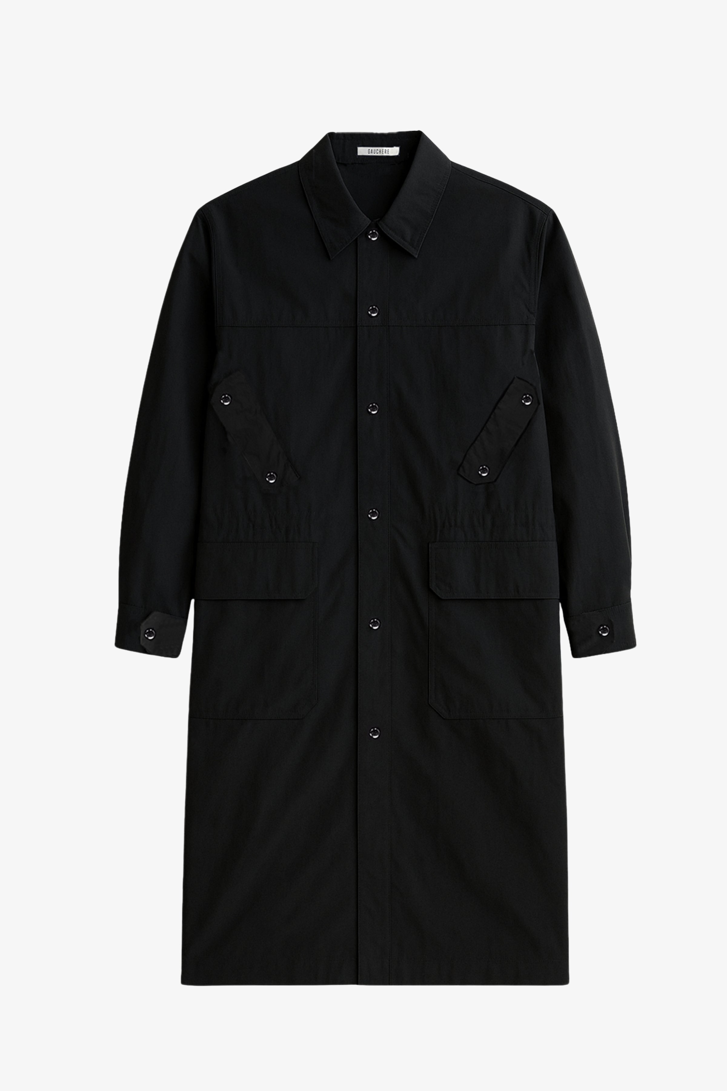 GAUCHERE Long Technical Canvas Coat