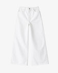 White High Waisted Denim Pants GAUCHERE