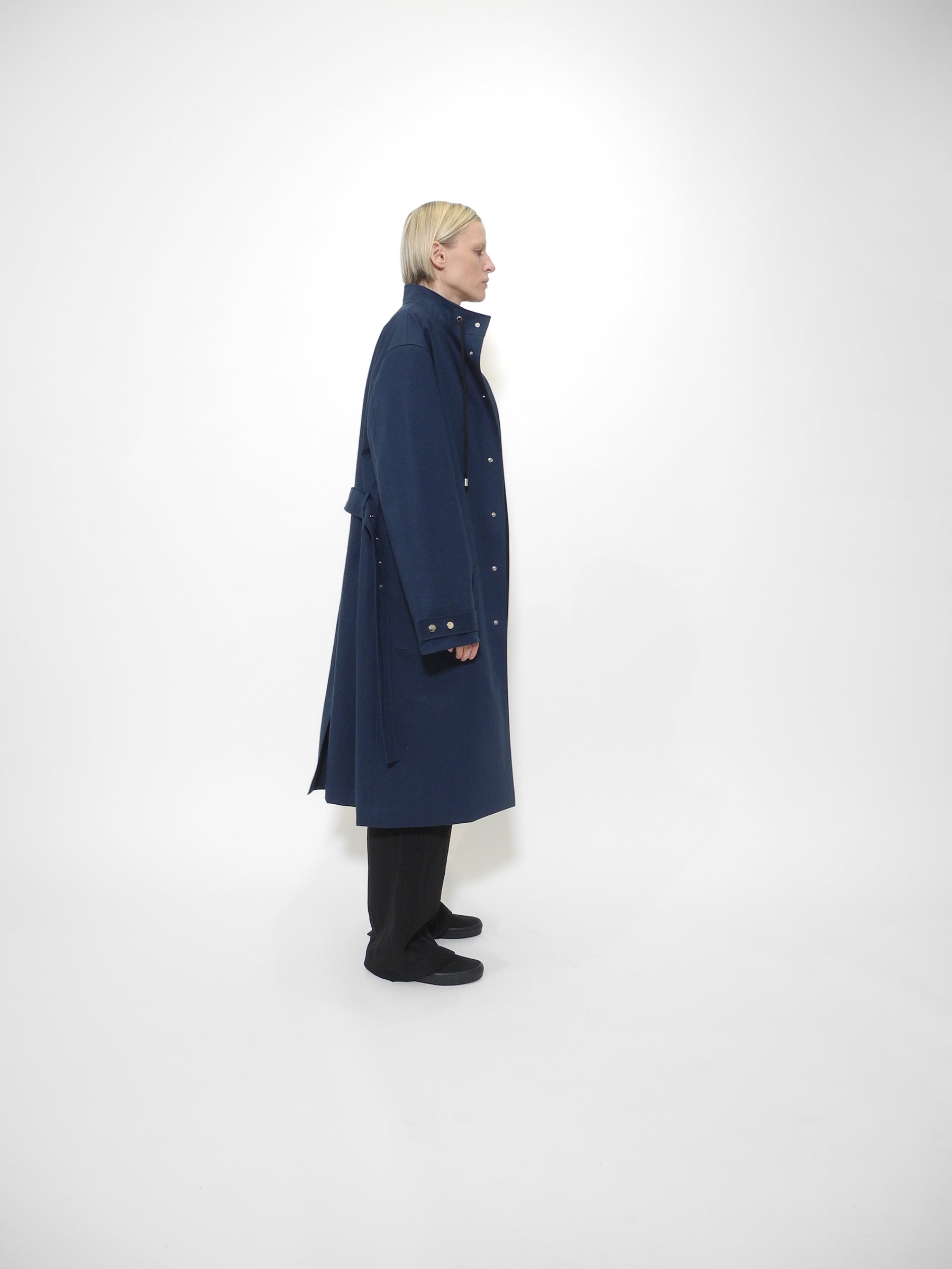 Technical Cotton Long Coat - GAUCHERE