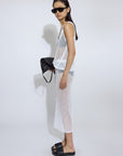 Fishnet Midi Knitted Skirt