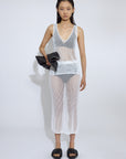 Fishnet Midi Knitted Skirt