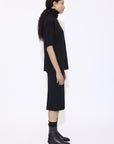 Crew Neck Top In Black Merino Wool - GAUCHERE