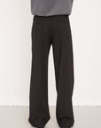 Black Trousers Pocket Cutout