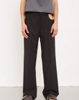 Black Trousers Pocket Cutout