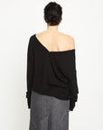 Oversized V Neck Merino Sweater - GAUCHERE