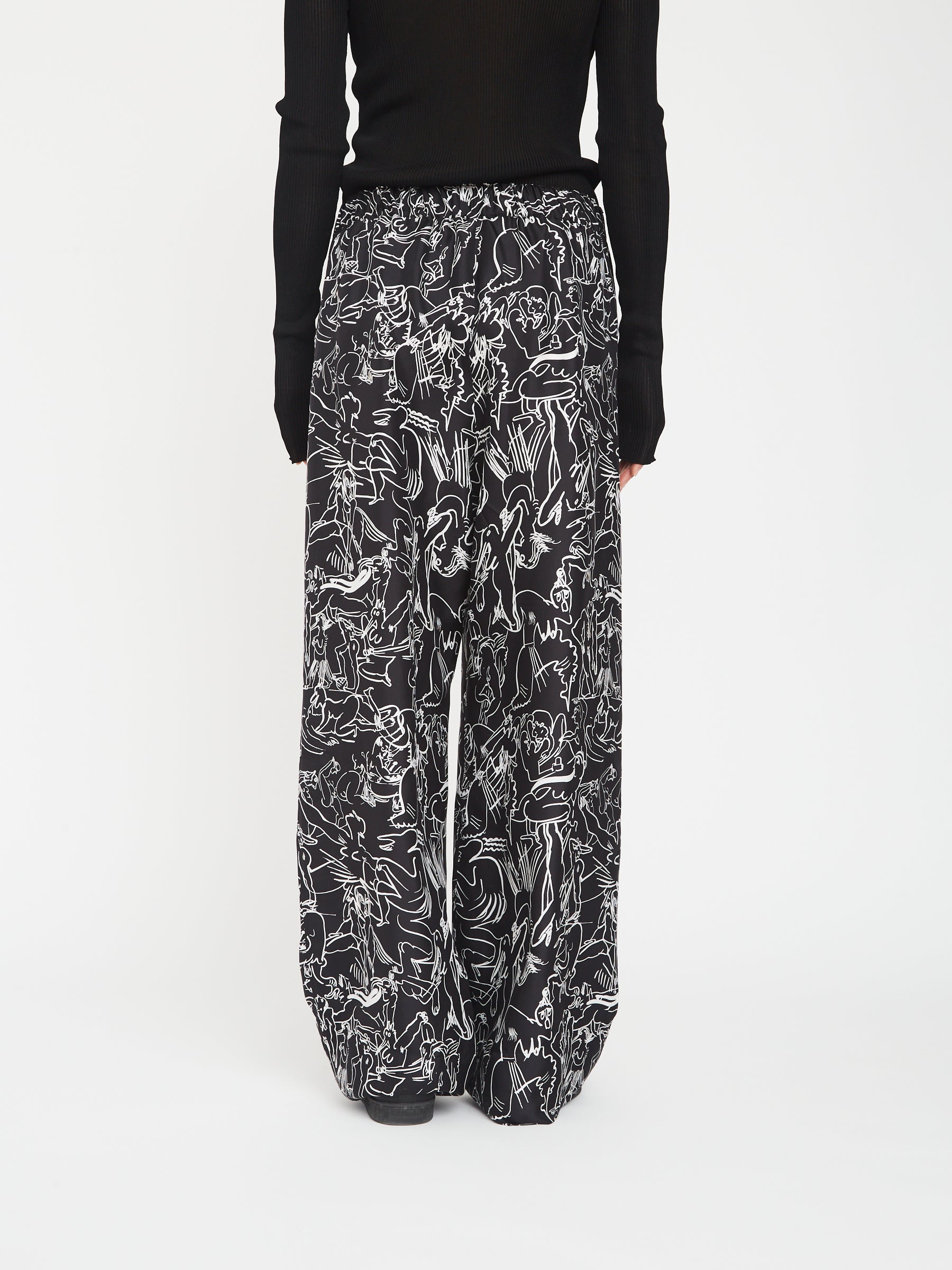 Camille Henrot Artwork Black Trousers